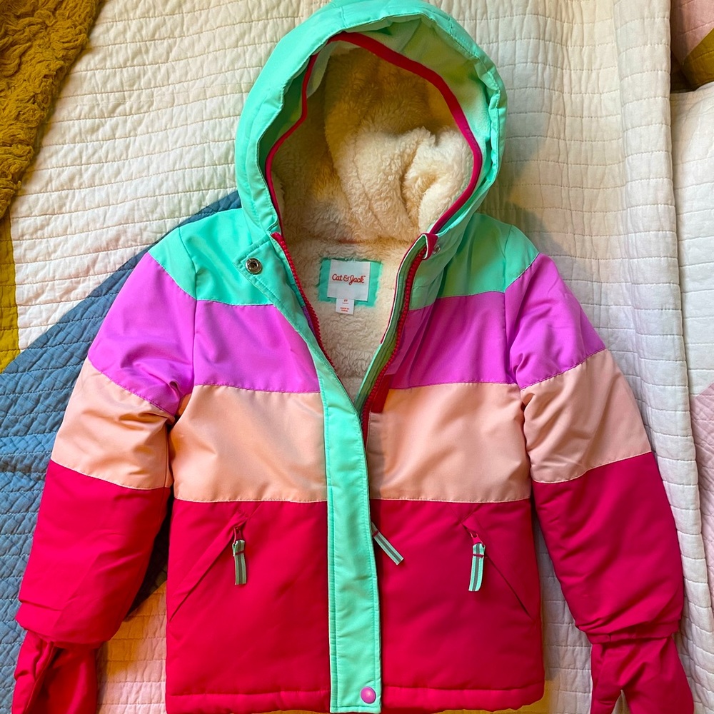 Cat and Jack 5T girls winter jacket